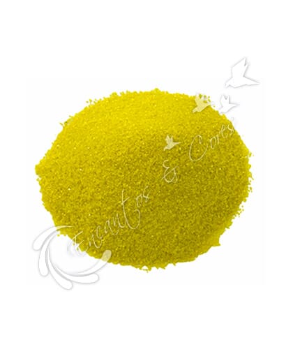 AREIA COLORIDA AMARELO