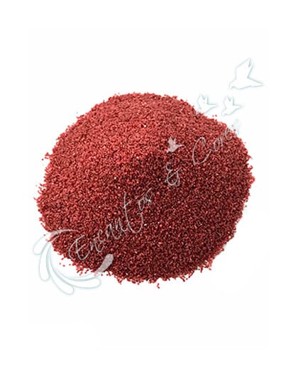 AREIA COLORIDA VERMELHO ESCURO