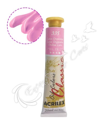 TINTA ÓLEO ACRILEX LACA ÓRQUIDEA 335 20 ML
