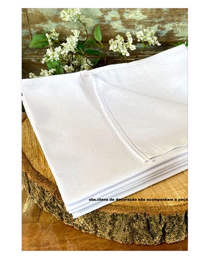 PANO DE COPA BIG EXTRA ESTILOTEX BRANCO COM BAINHA 5 UN