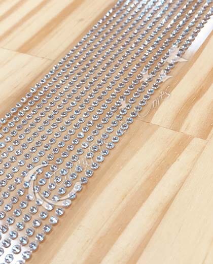 CARTELA DE STRASS COR PRATA CARTELA DE STRASS COR PRATA