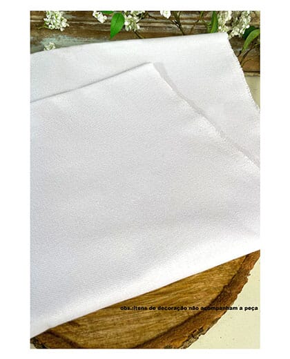 PANO DE PRATO ESTILOTEX BRASIL BRANCO ORDEM 4280 10 MTS