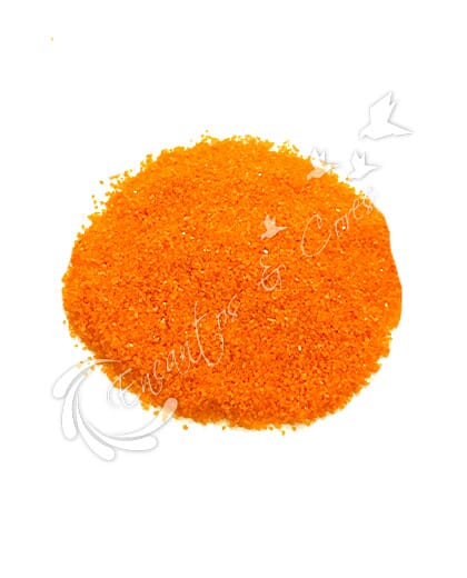 AREIA COLORIDA LARANJA