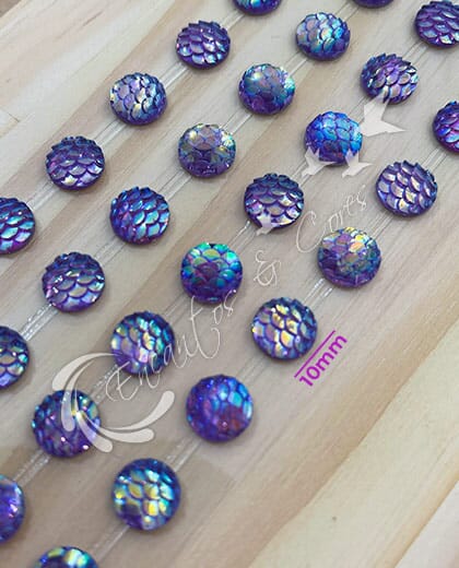 CARTELA MEIA PEDRA SEREIA COR FRUTA COR LILAS