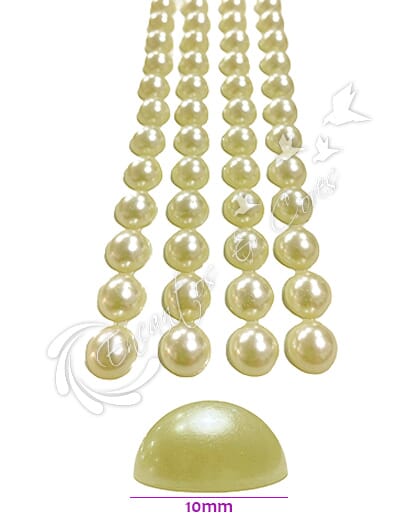 CARTELA MEIA PEROLA COR CREME CARTELA MEIA PEROLA COR CREME