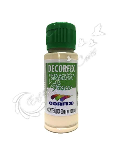 TINTA ACRÍLICA FOSCA DECORFIX AMARELO PELE COR 306 60 ML TINTA ACRÍLICA FOSCA DECORFIX AMARELO PELE COR 306 60 ML