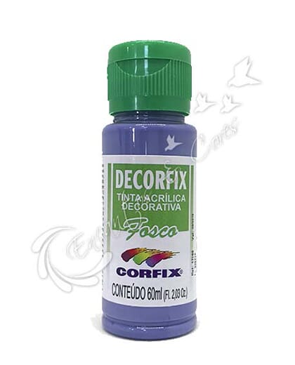 TINTA ACRÍLICA FOSCA DECORFIX BERINJELA COR 414 60 ML TINTA ACRÍLICA FOSCA DECORFIX BERINJELA COR 414 60 ML