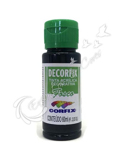 TINTA ACRÍLICA FOSCA DECORFIX DARK CHOCOLATE COR 354 60 ML TINTA ACRÍLICA FOSCA DECORFIX DARK CHOCOLATE COR 354 60 ML