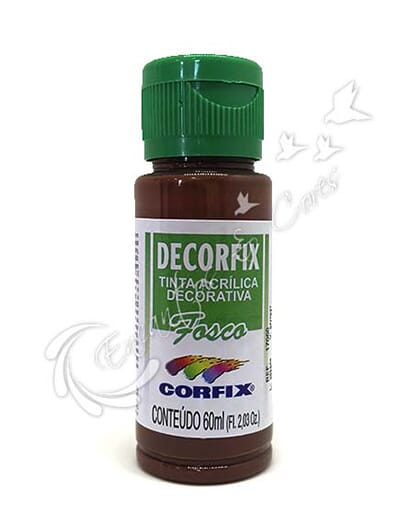 TINTA ACRÍLICA FOSCA DECORFIX FERRUGEM COR 471 60 ML TINTA ACRÍLICA FOSCA DECORFIX FERRUGEM COR 471 60 ML