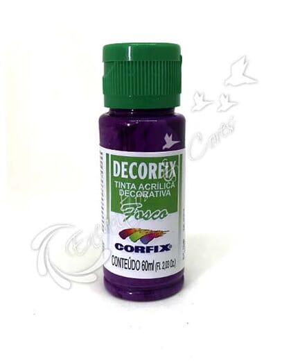 TINTA ACRÍLICA FOSCA DECORFIX MAGENTA COR 339 60 ML TINTA ACRÍLICA FOSCA DECORFIX MAGENTA COR 339 60 ML