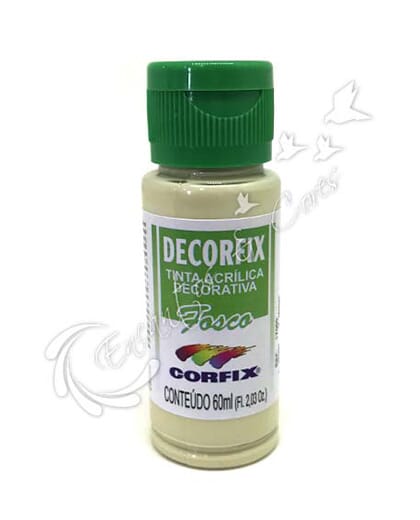 TINTA ACRÍLICA FOSCA DECORFIX PISTACHE COR 425 60 ML TINTA ACRÍLICA FOSCA DECORFIX PISTACHE COR 425 60 ML