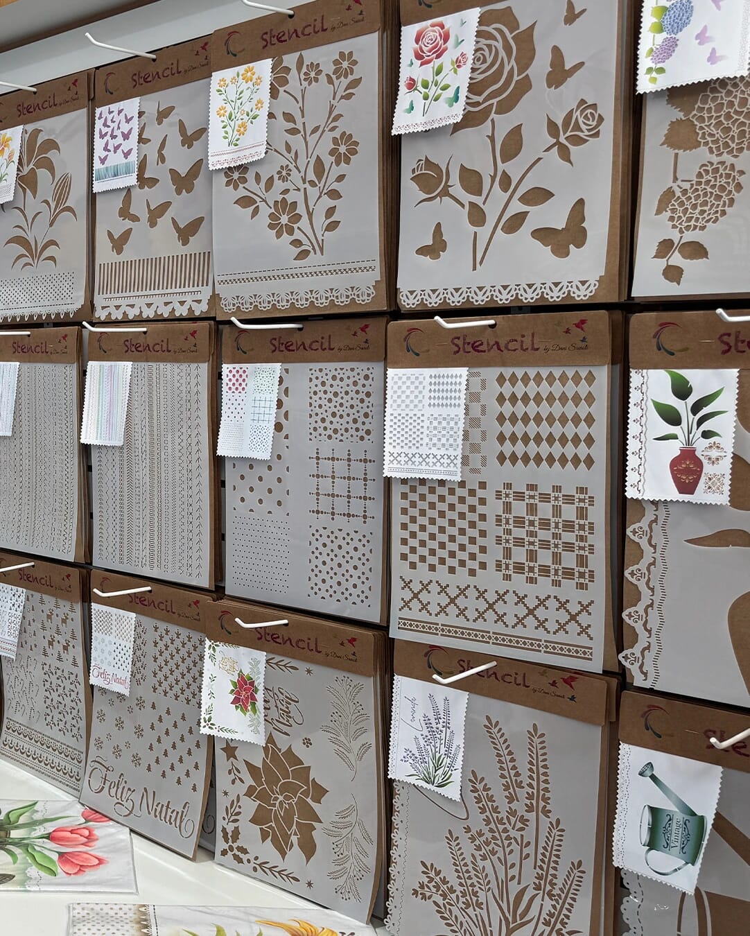 Stencils para artesanato Exclusivo Encantos e Cores Sorocaba